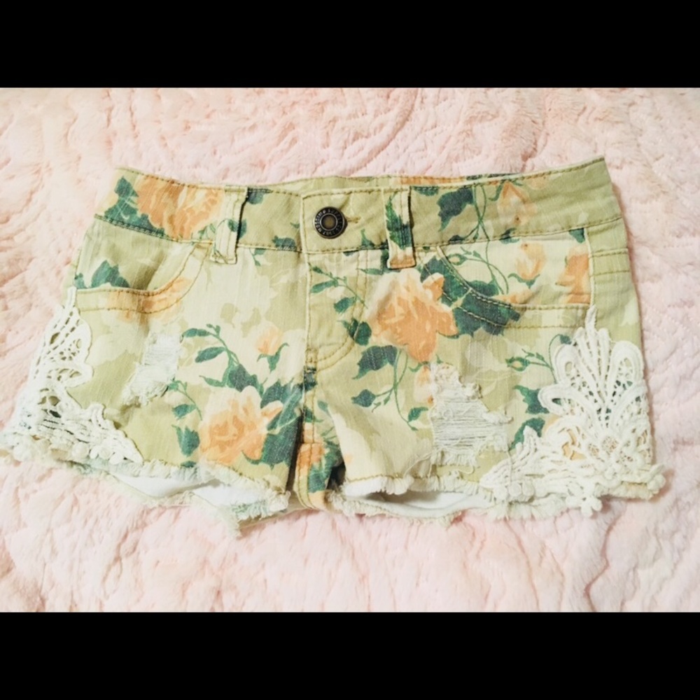Mossimo Supply Co. Rose Pattern Shorts